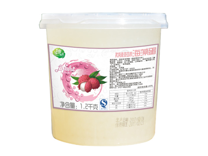 荔枝海藻蛋，爆爆蛋